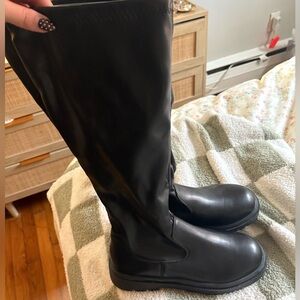Black Knee-High Boots